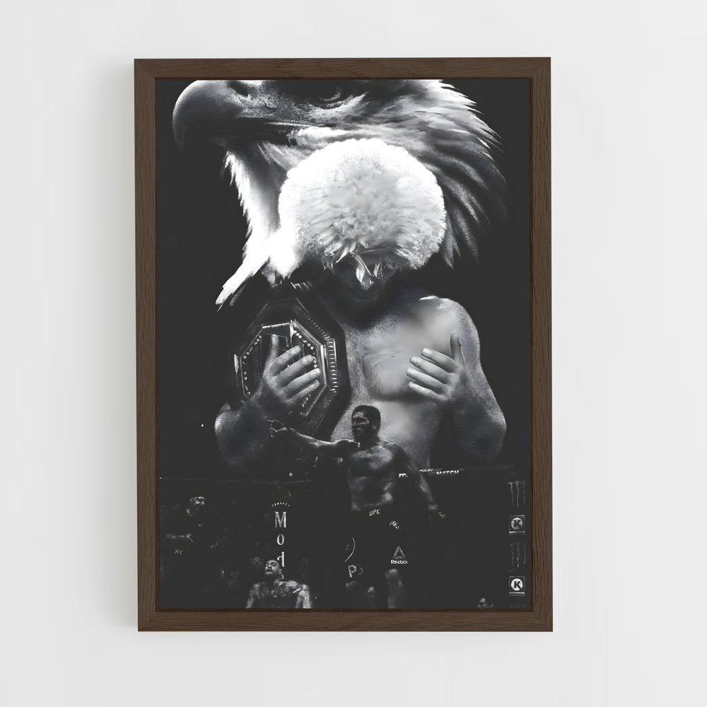 ap-khabib nurmagomedov-4 cadre Bois foncé