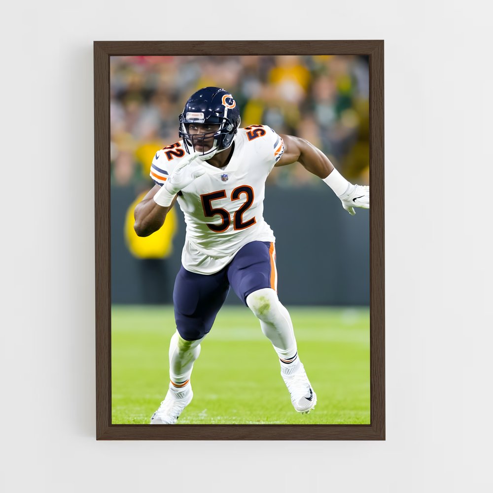 ap-khalil mack-1 cadre Bois foncé