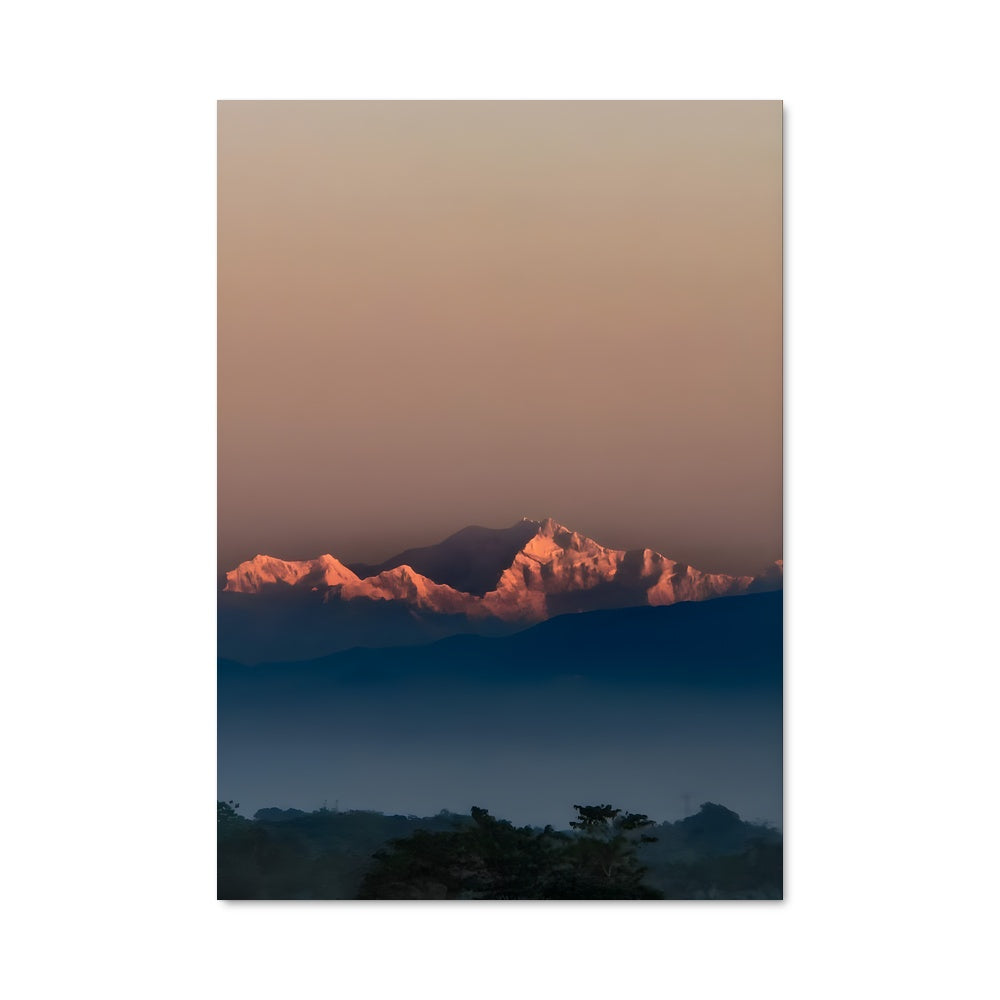 Poster Coucher sur l'Himalaya