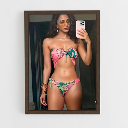 ap-kiara advani-13 cadre Bois foncé