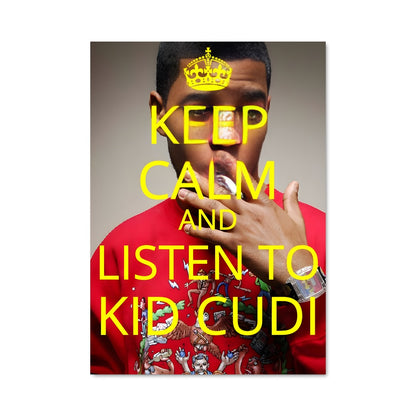 Poster Keep Calm and Cudi On