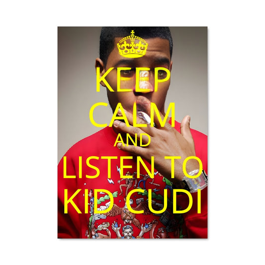 Poster Keep Calm and Cudi On