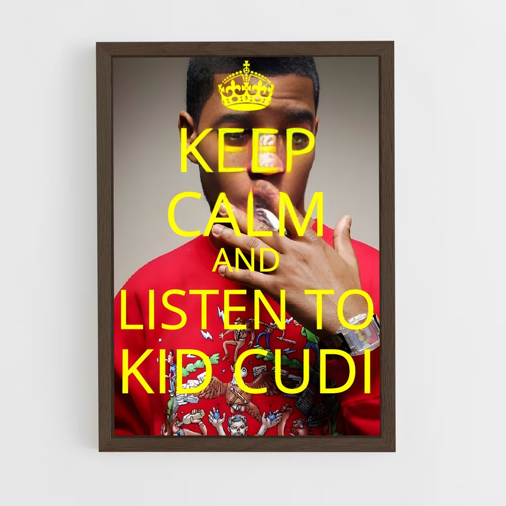 ap-kid cudi-3 cadre Bois foncé