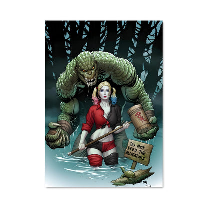 Poster Croc et Serpent
