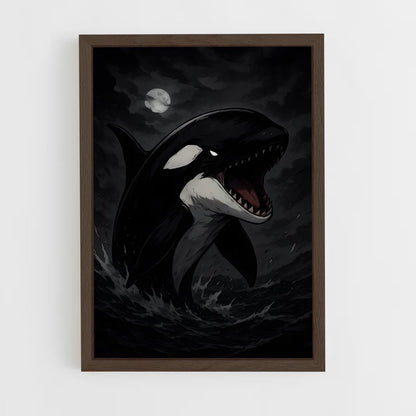 ap-killer whale-7 cadre Bois foncé