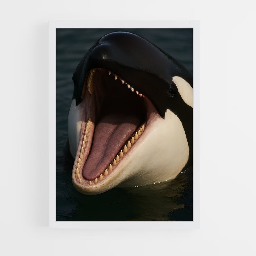 ap-killer whale-8 cadre Blanc