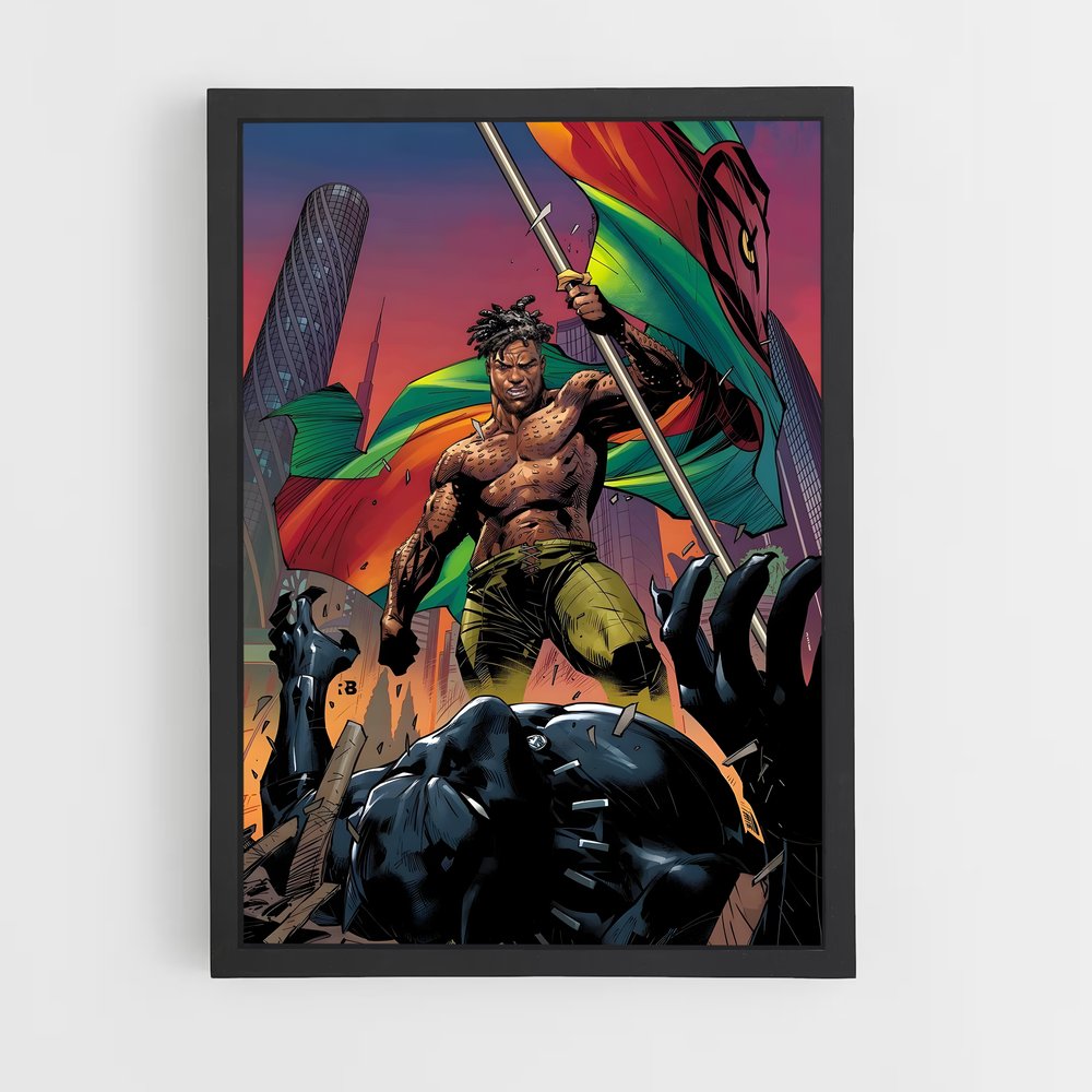 ap-killmonger black panther-1 cadre Noir