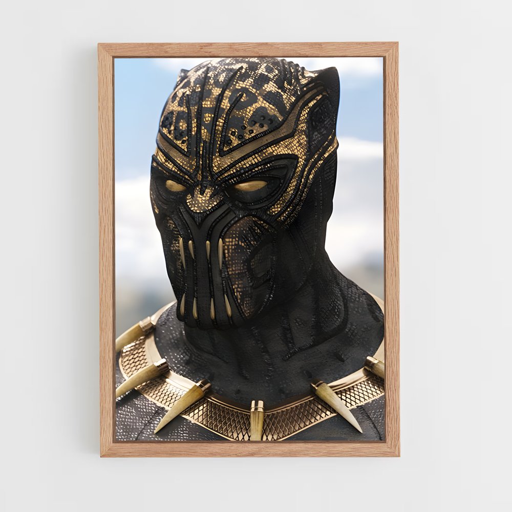 ap-killmonger black panther-2 cadre Bois clair
