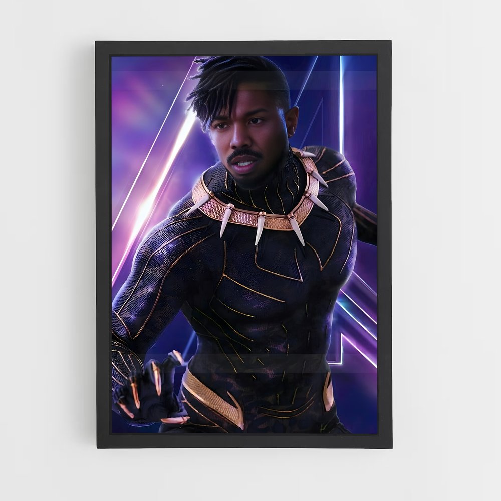 ap-killmonger black panther-7 cadre Noir