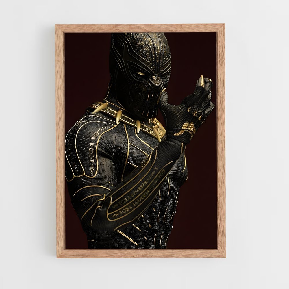 ap-killmonger black panther-8 cadre Bois clair
