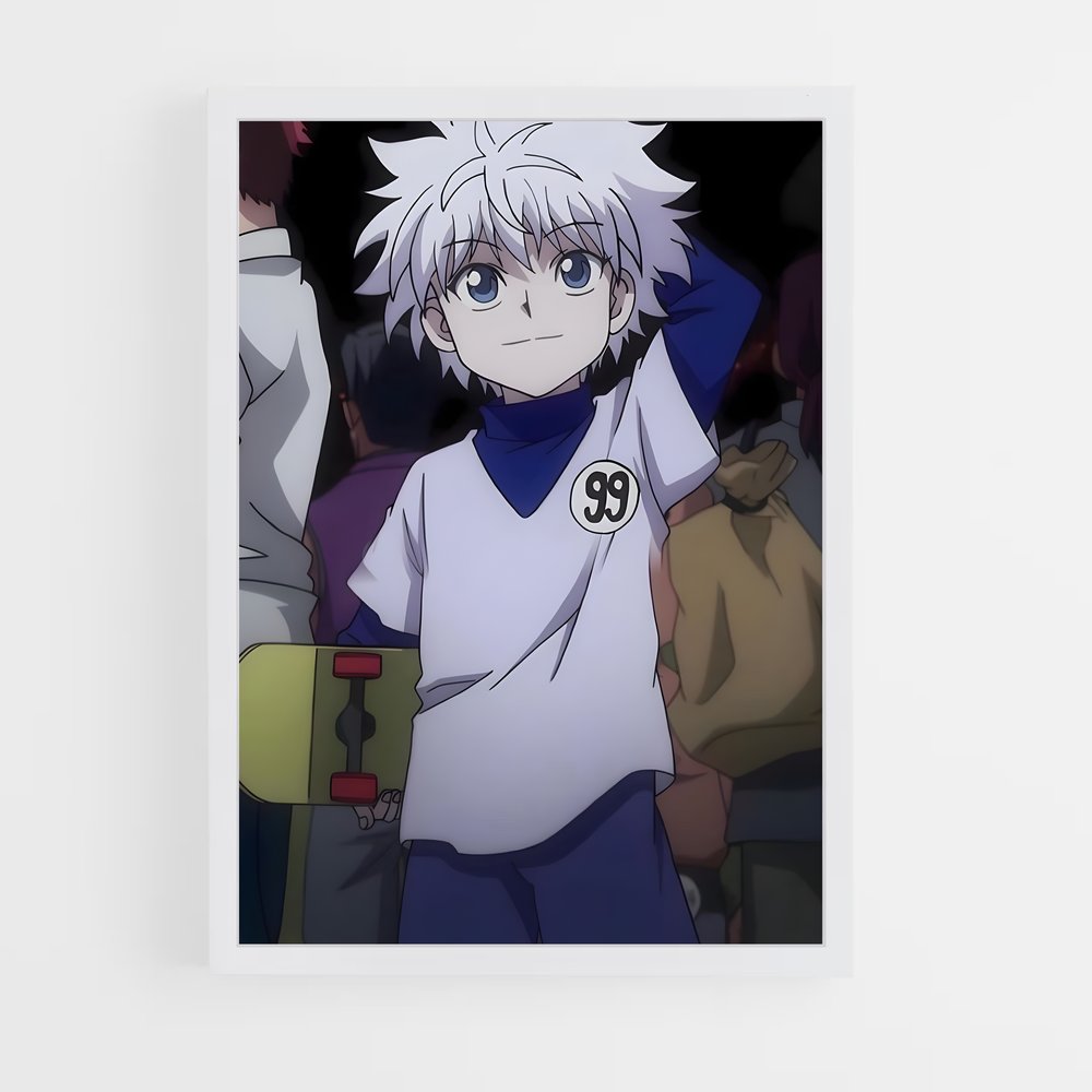 ap-killua zoldyck-1 cadre Blanc