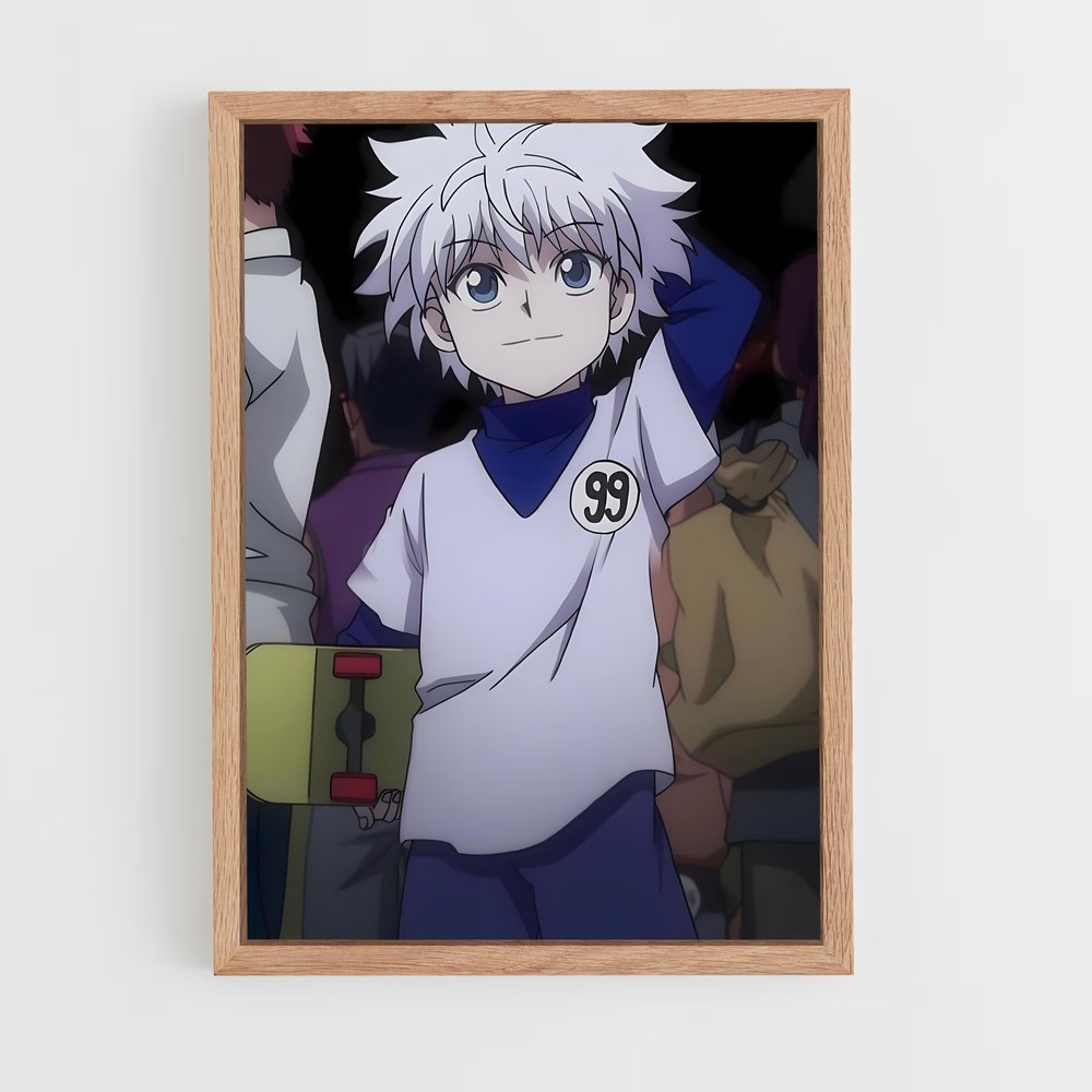ap-killua zoldyck-1 cadre Bois clair