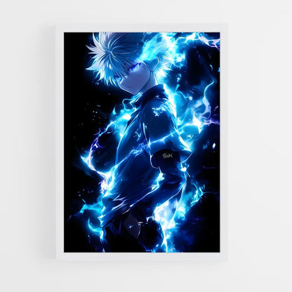 ap-killua zoldyck-2 cadre Blanc