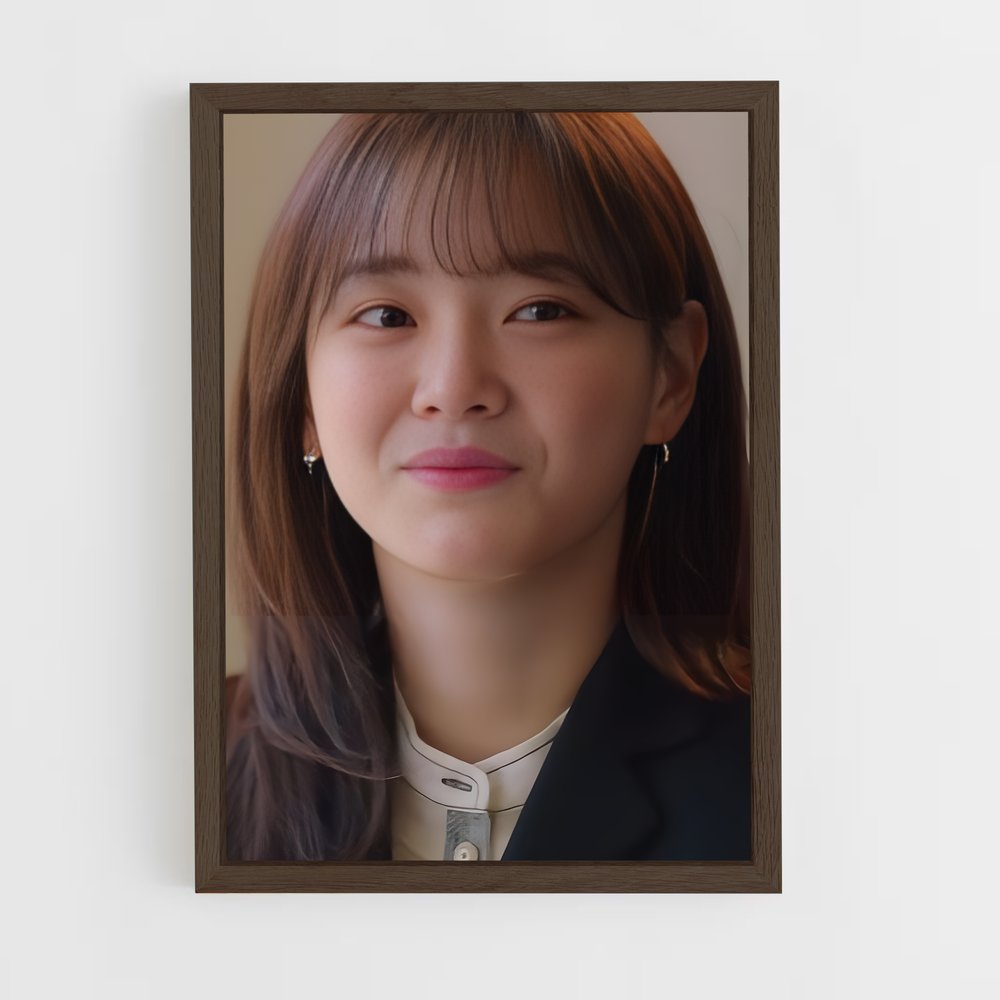 ap-kim shin-young-5 cadre Bois foncé
