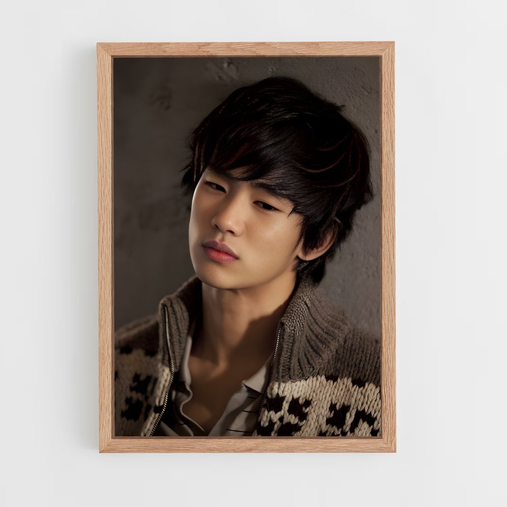 ap-kim soo-hyun-12 cadre Bois clair