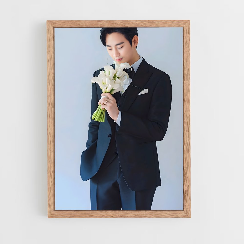 ap-kim soo-hyun-7 cadre Bois clair