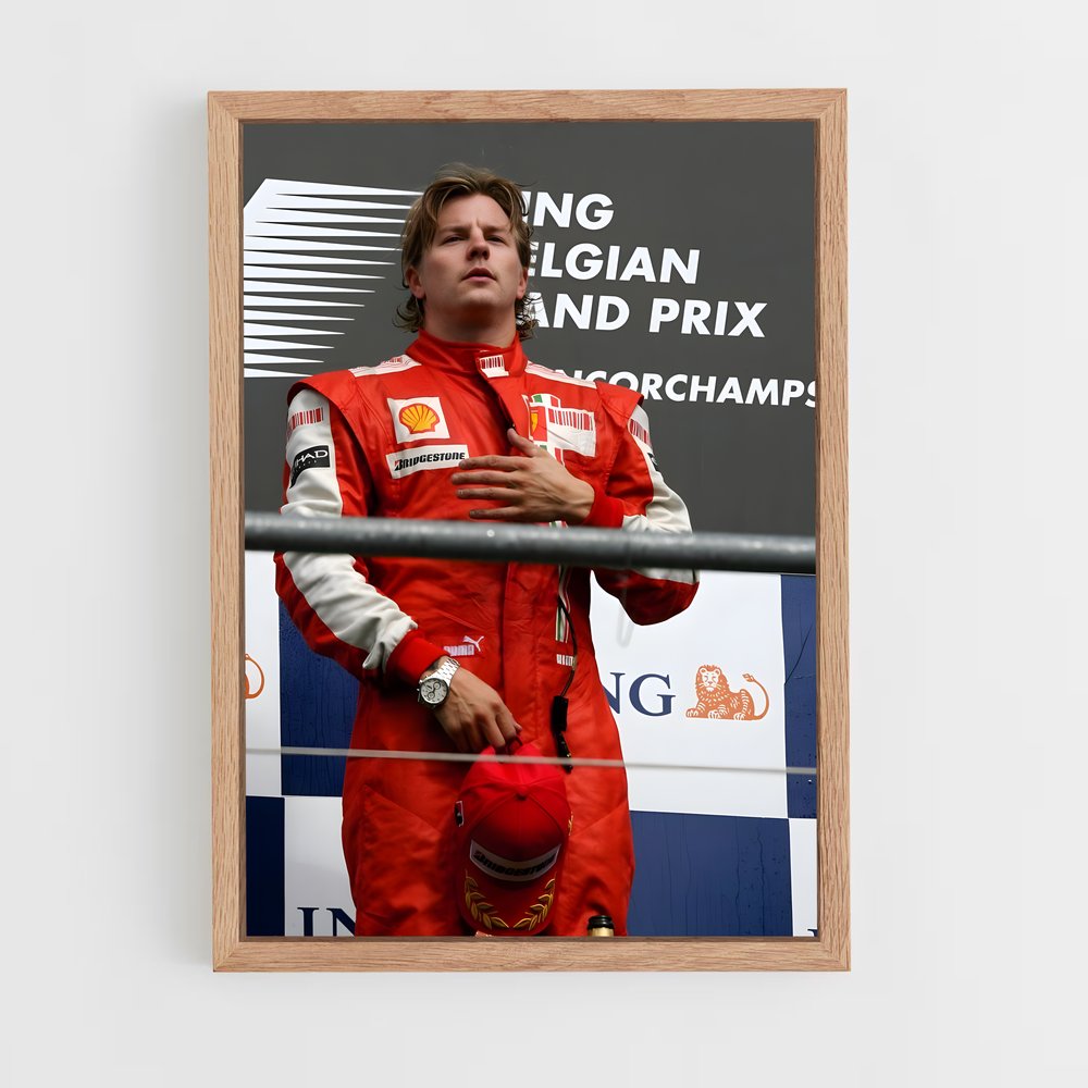 ap-kimi raikkonen-2 cadre Bois clair