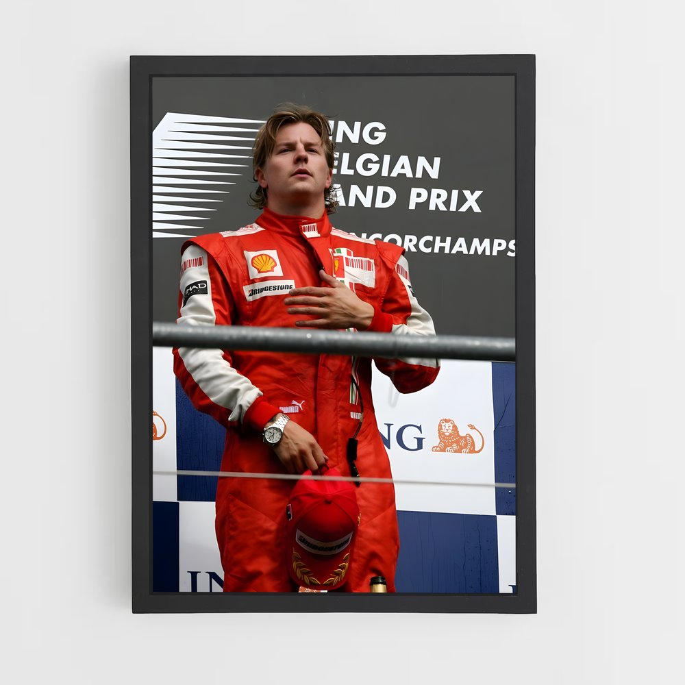 ap-kimi raikkonen-2 cadre Noir