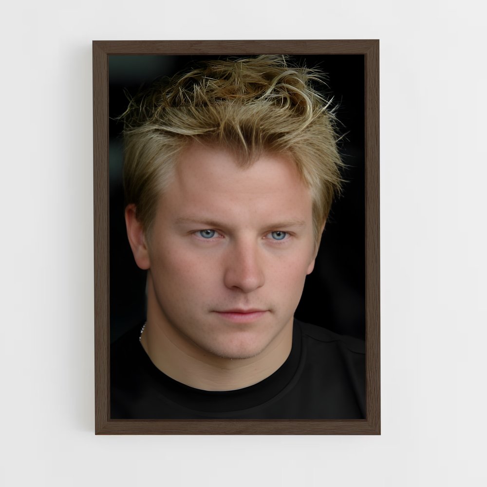 ap-kimi raikkonen-3 cadre Bois foncé