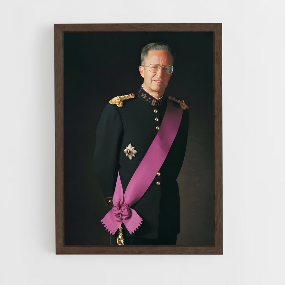 ap-king baudouin-1 cadre Bois foncé