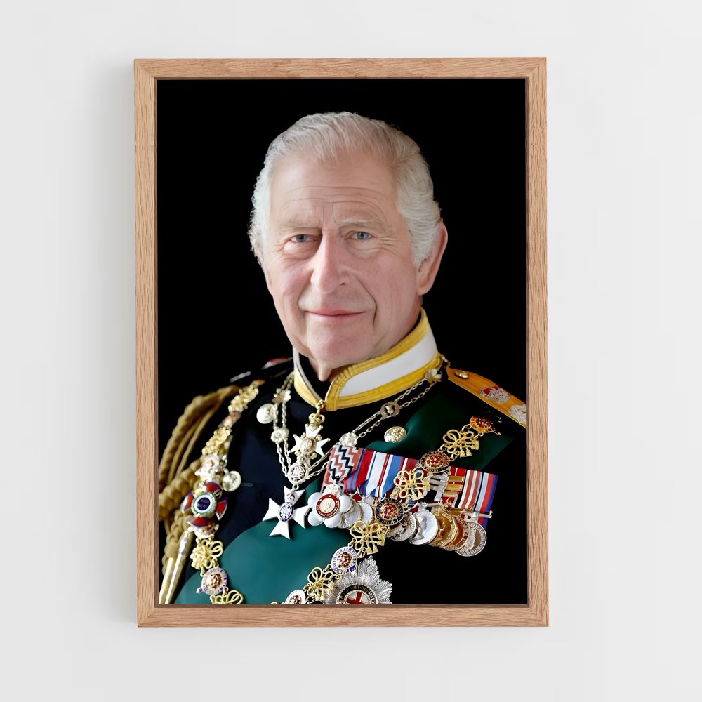 ap-king charles iii-3 cadre Bois clair