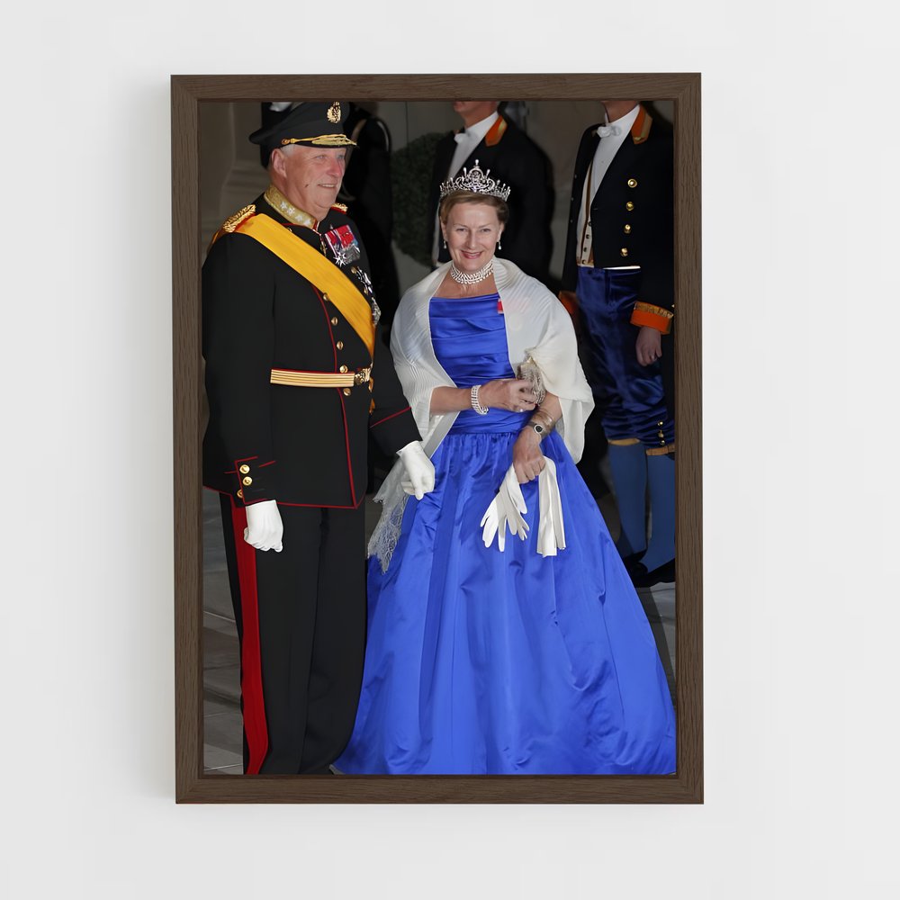 ap-king harald v-3 cadre Bois foncé