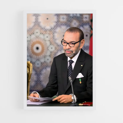 ap-king mohammed vi-3 cadre Blanc