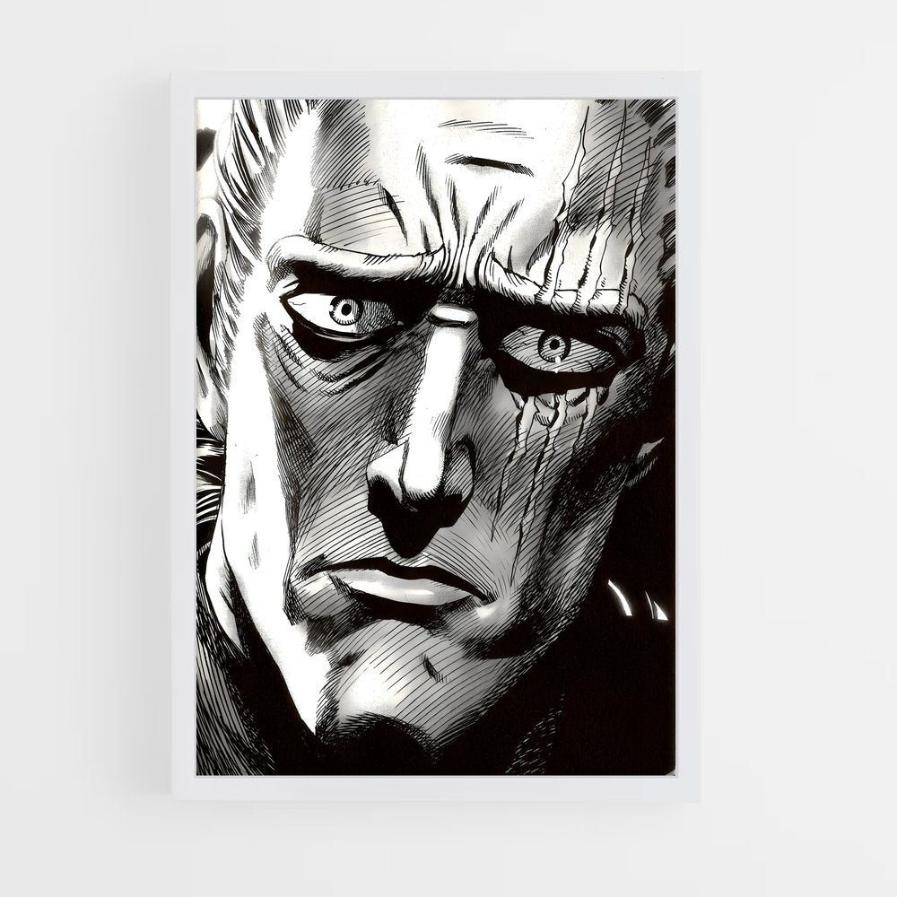 ap-king one punch man-1 cadre Blanc