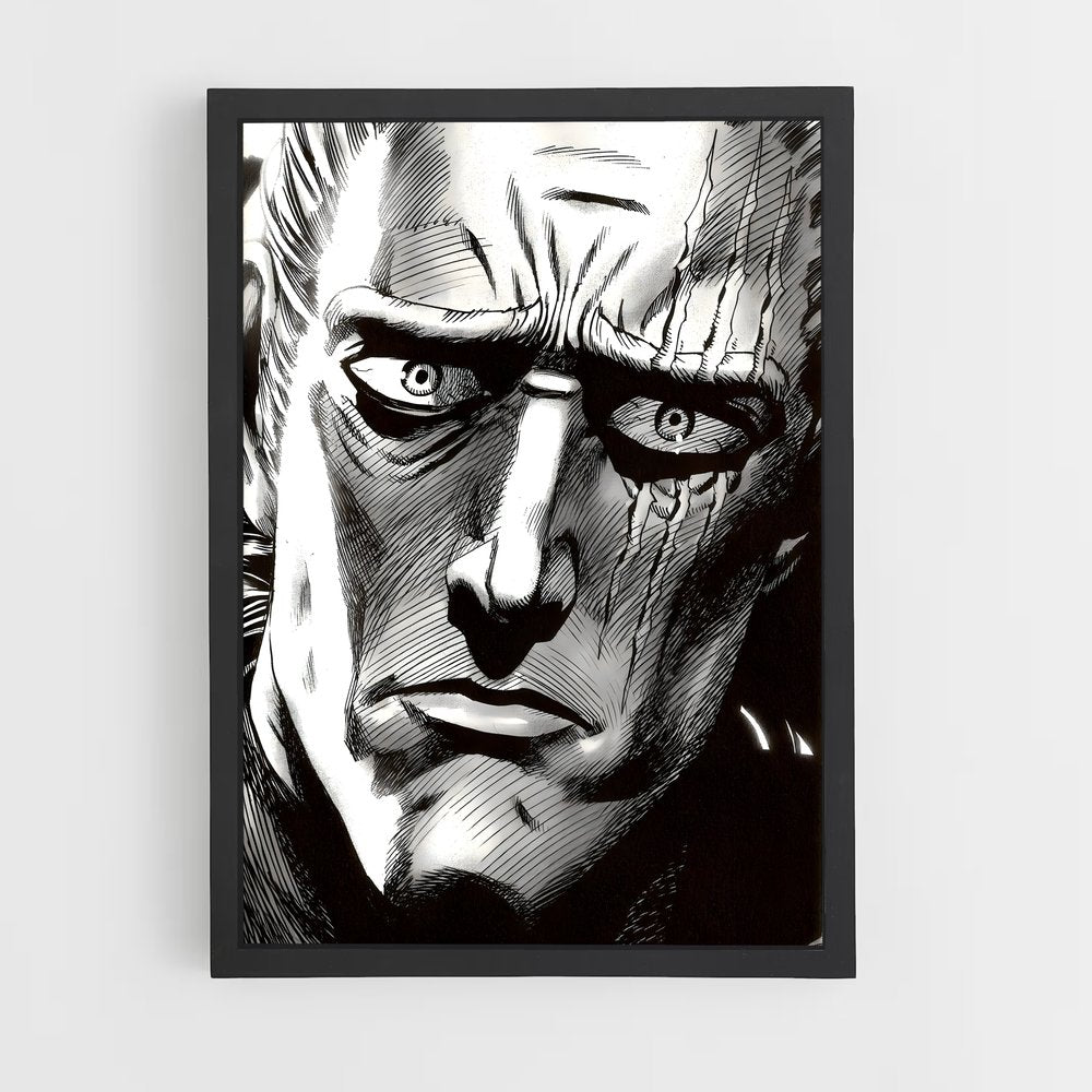 ap-king one punch man-1 cadre Noir