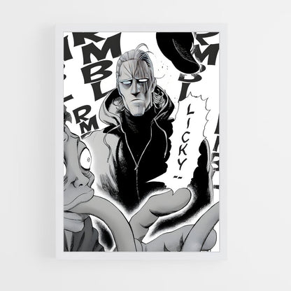ap-king one punch man-10 cadre Blanc