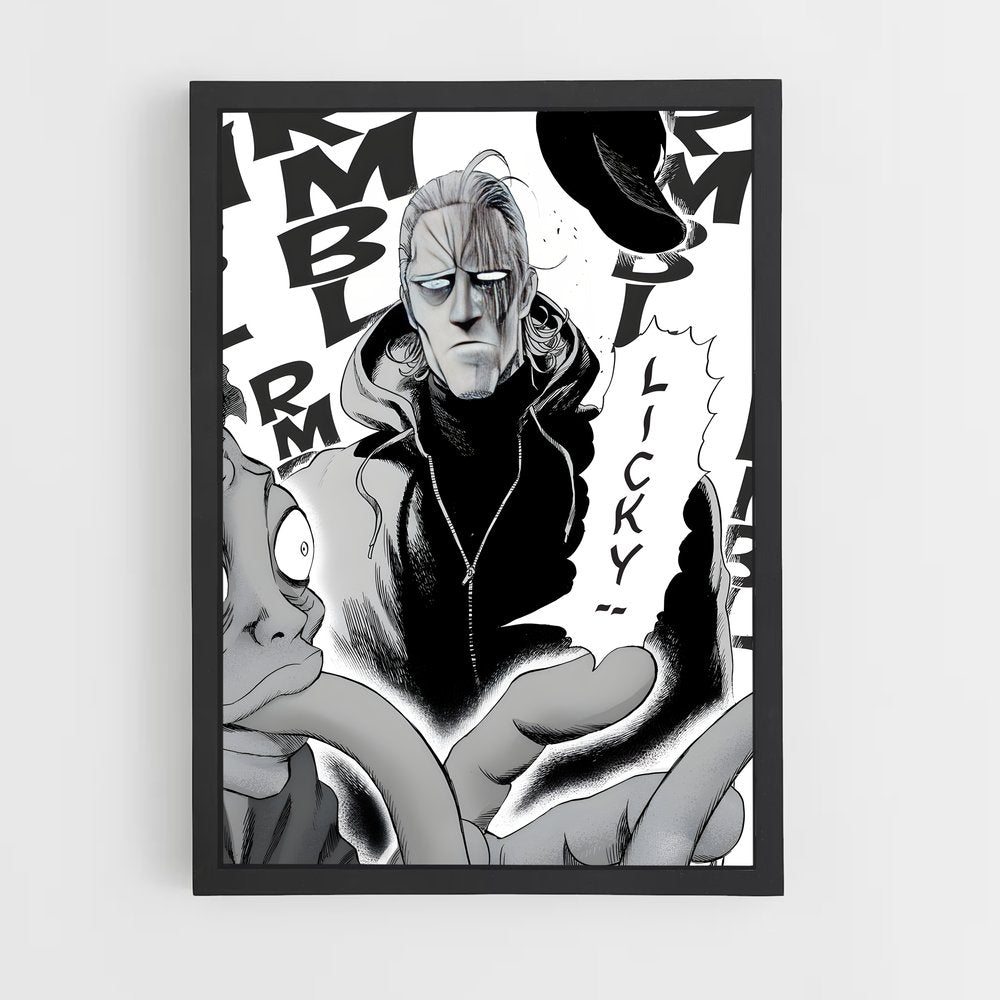 ap-king one punch man-10 cadre Noir