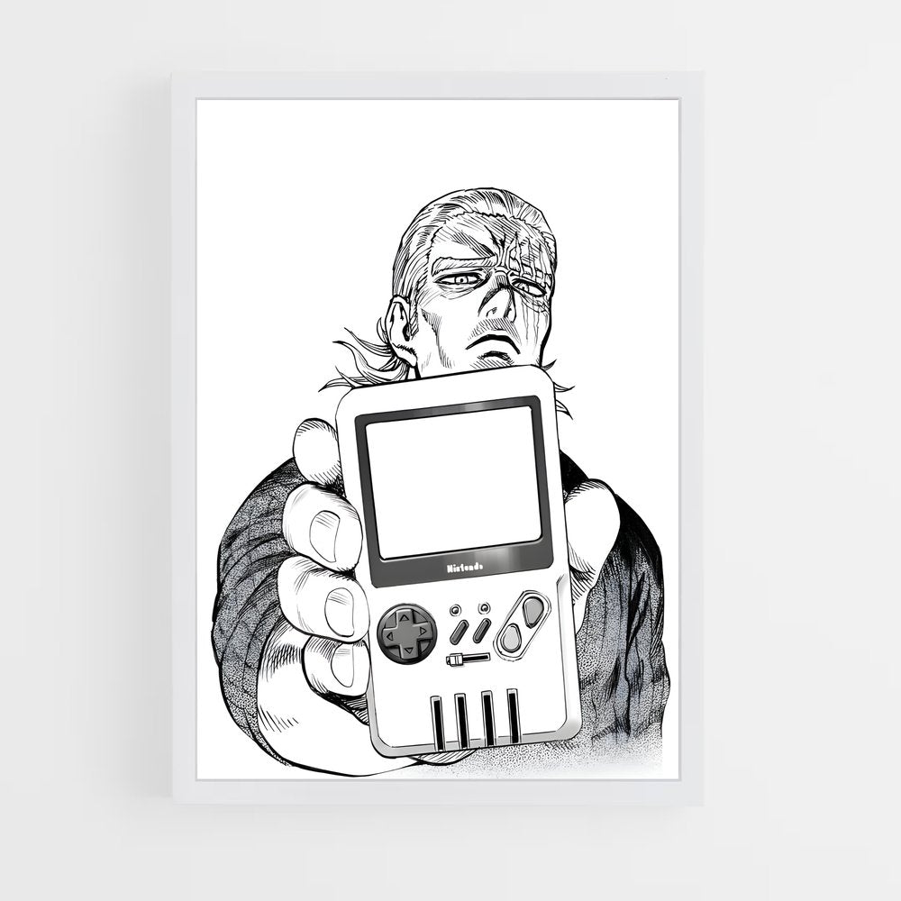 ap-king one punch man-6 cadre Blanc