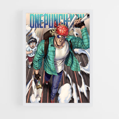 ap-king one punch man-8 cadre Blanc