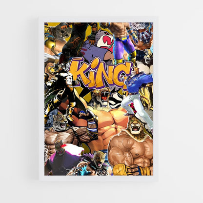 ap-king tekken-5 cadre Blanc