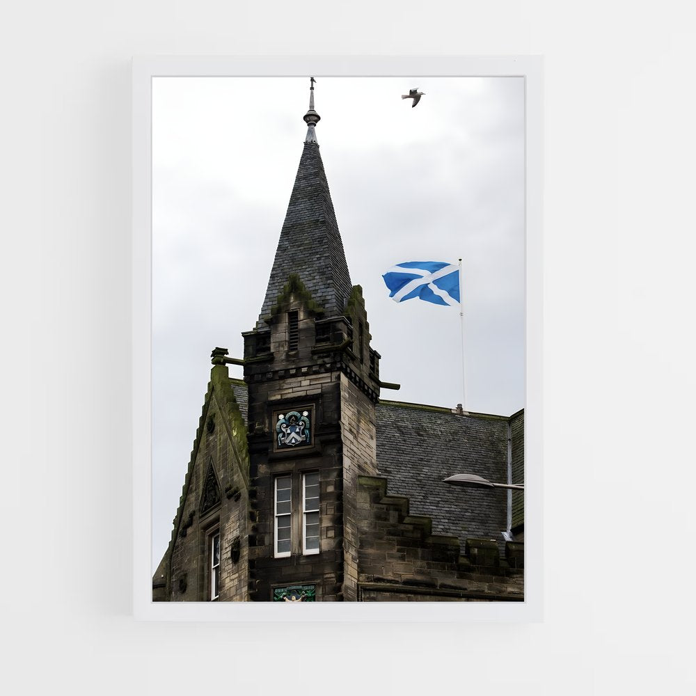 ap-kingdom of scotland flag-2 cadre Blanc