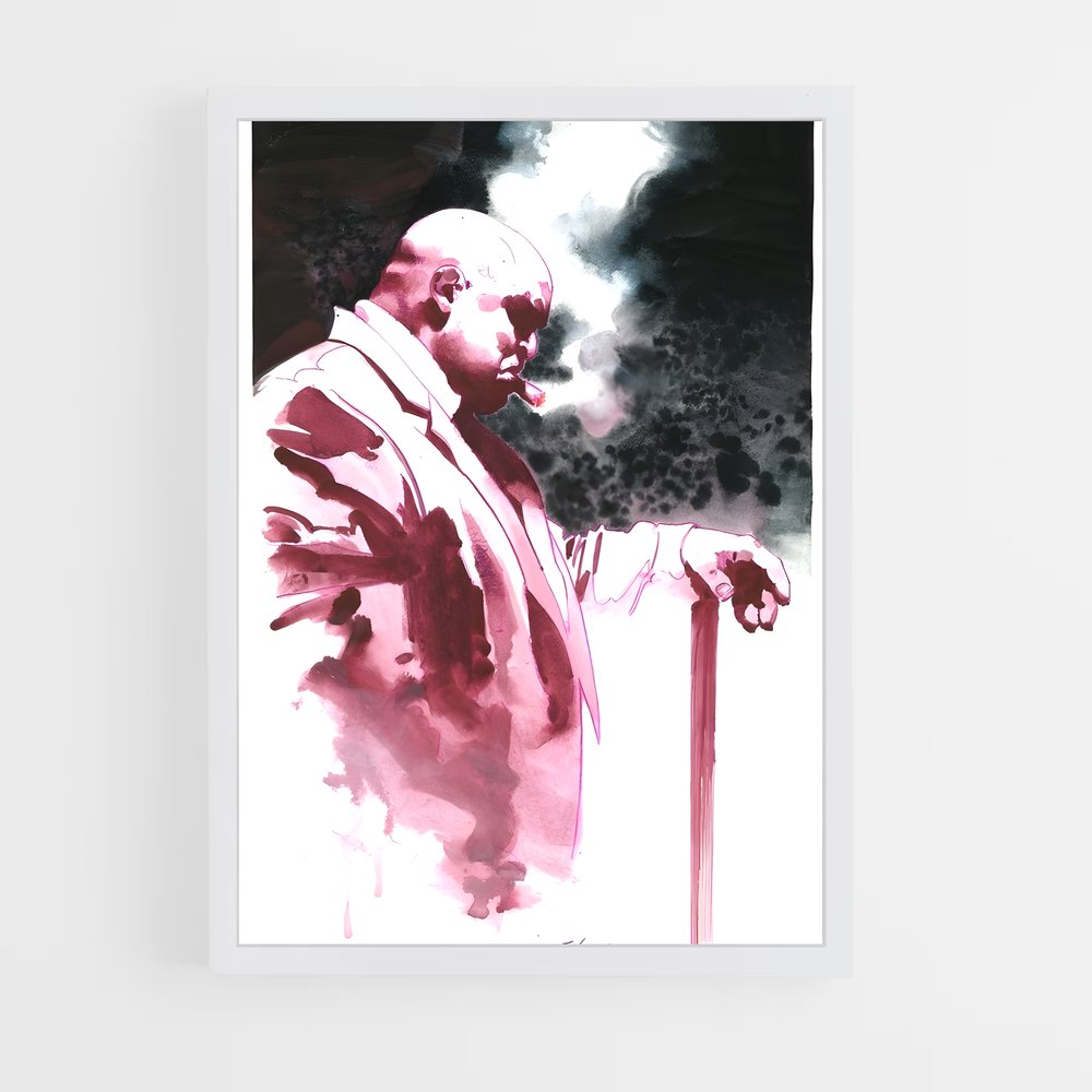 ap-kingpin daredevil-4 cadre Blanc