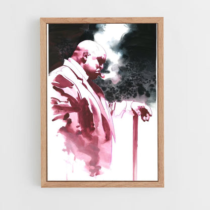 ap-kingpin daredevil-4 cadre Bois clair