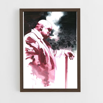ap-kingpin daredevil-4 cadre Bois foncé