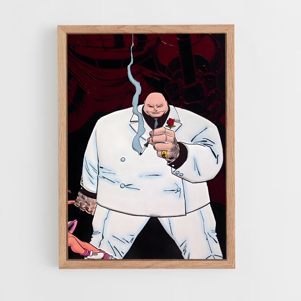 ap-kingpin daredevil-5 cadre Bois clair