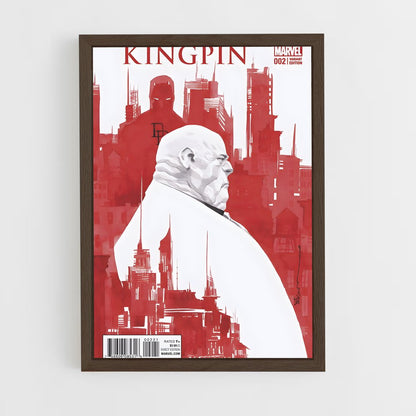 ap-kingpin daredevil-6 cadre Bois foncé