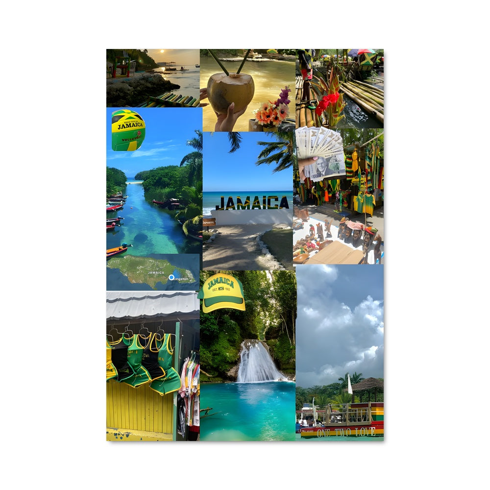 Poster Collage Éclatant