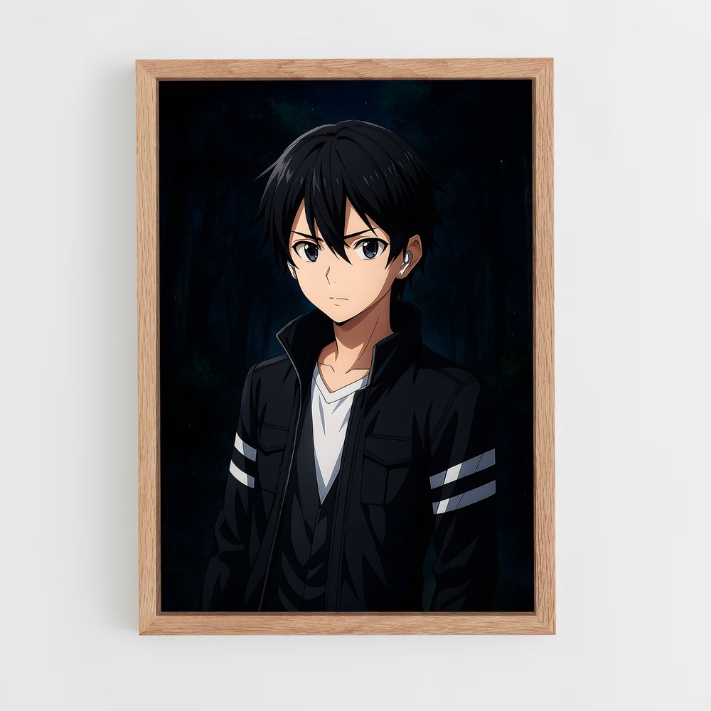 ap-kirito kazuto-10 cadre Bois clair
