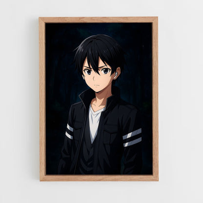ap-kirito kazuto-10 cadre Bois clair