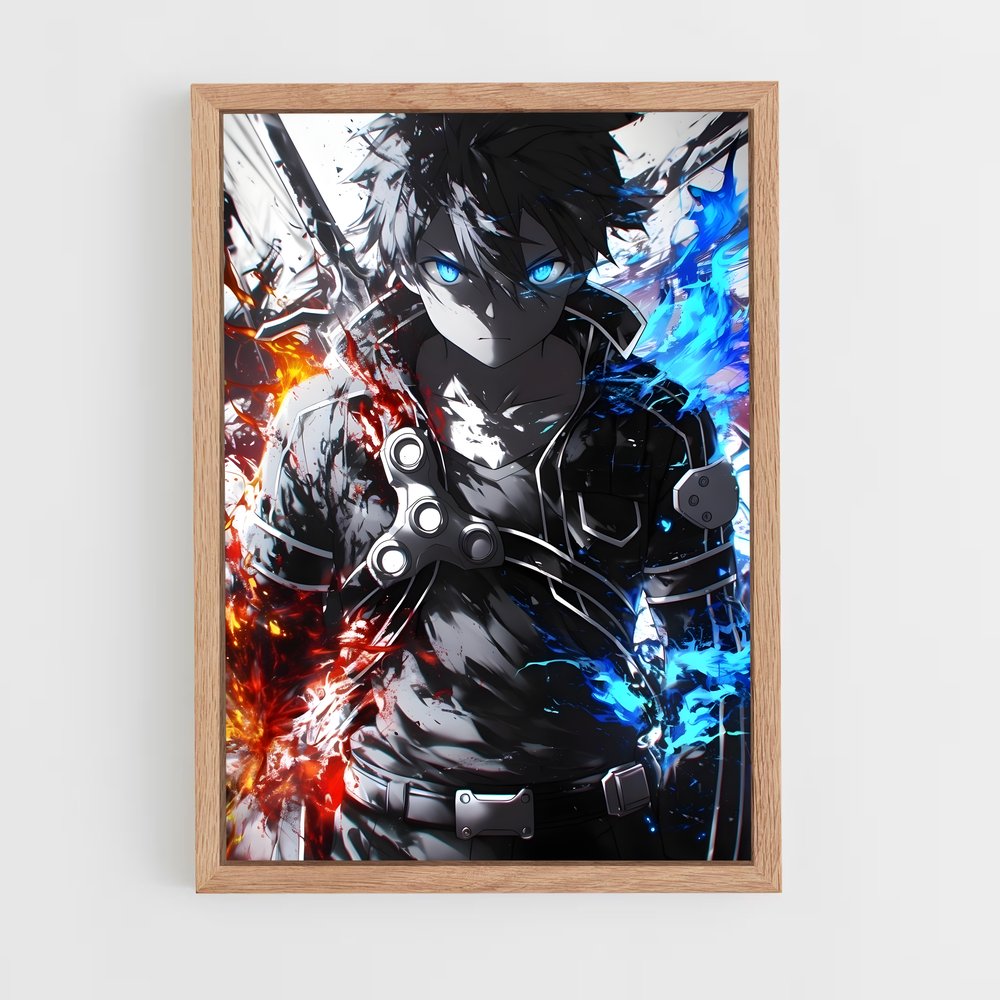 ap-kirito kazuto-12 cadre Bois clair