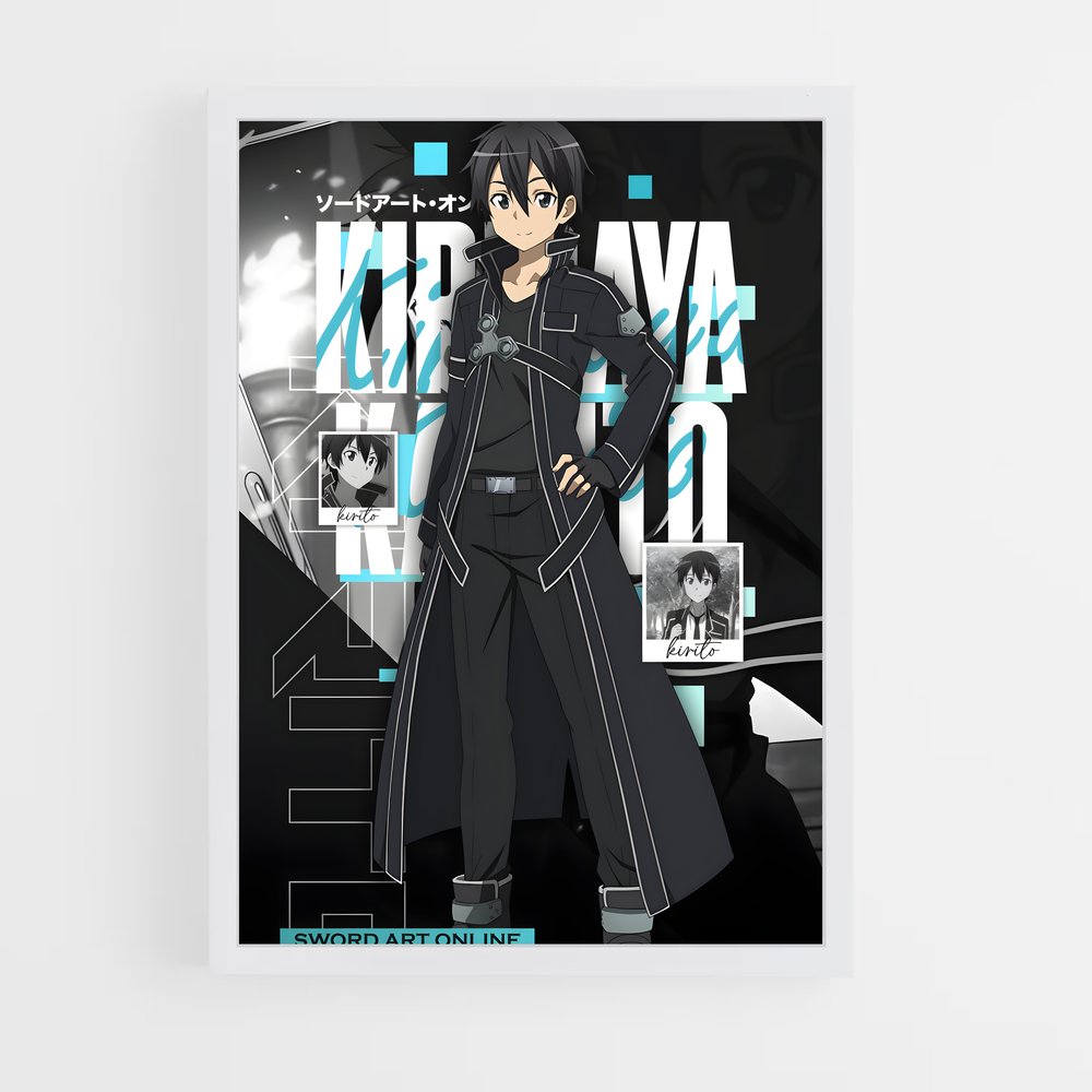ap-kirito kazuto-16 cadre Blanc