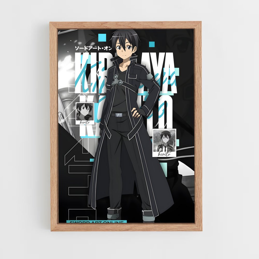 ap-kirito kazuto-16 cadre Bois clair
