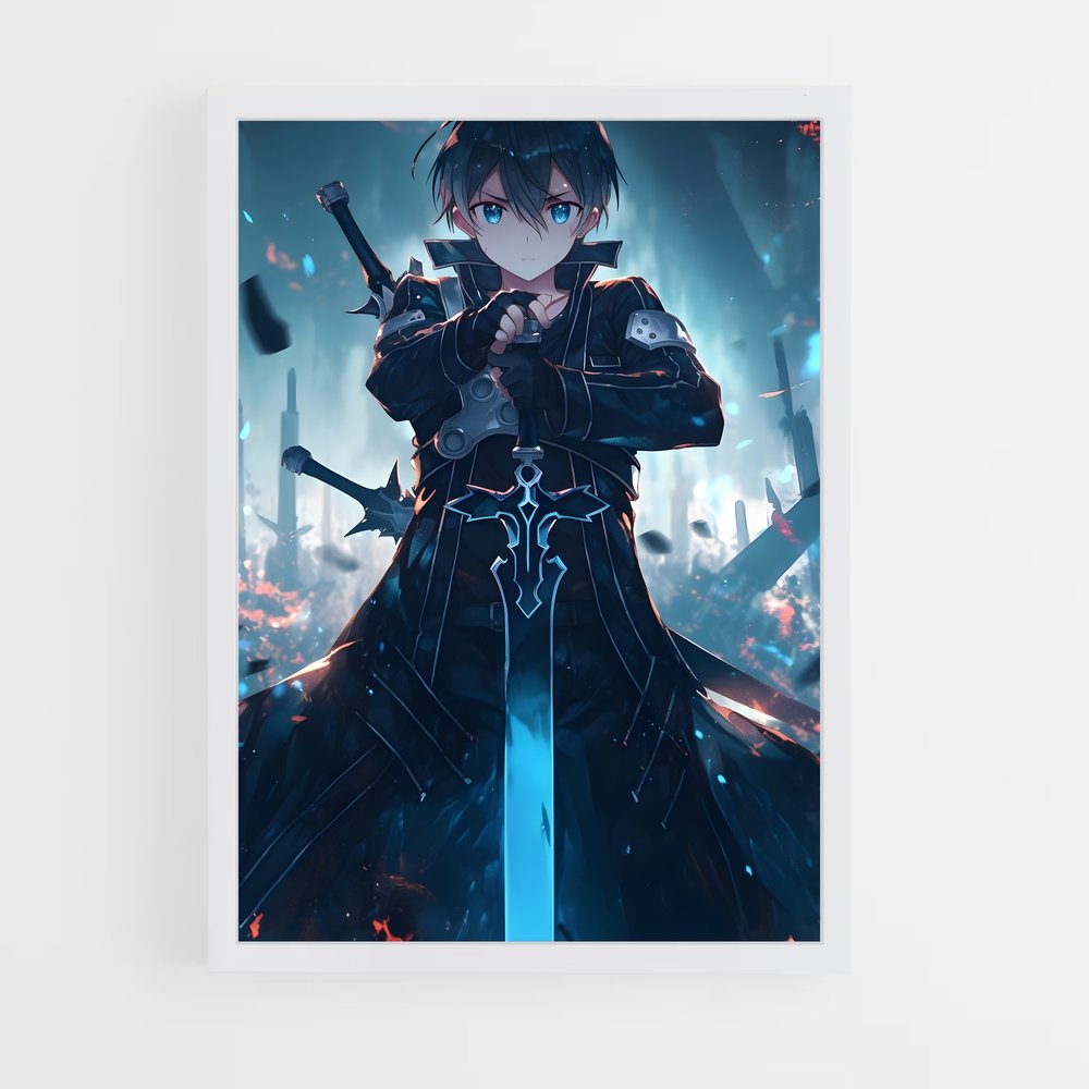 ap-kirito kazuto-7 cadre Blanc