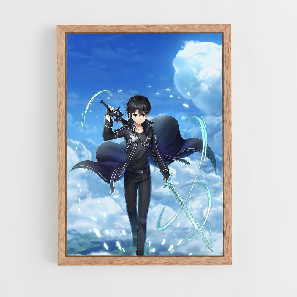 ap-kirito kazuto-8 cadre Bois clair