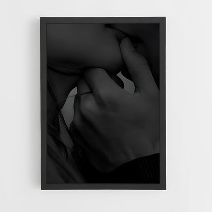 ap-kissing lips-4 cadre Noir