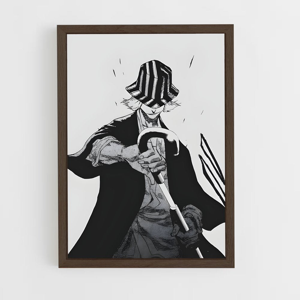 ap-kisuke urahara-2 cadre Bois foncé